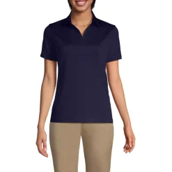 School Uniform Women's Short Sleeve Rapid Dry Sport Neck Polo Shirt
