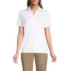 School Uniform Women's Short Sleeve Rapid Dry Sport Neck Polo Shirt