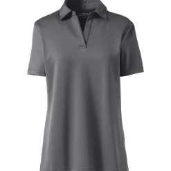 School Uniform Women's Short Sleeve Rapid Dry Sport Neck Polo Shirt