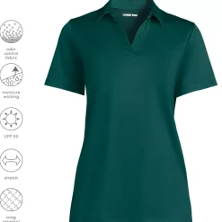 School Uniform Women's Short Sleeve Rapid Dry Sport Neck Polo Shirt
