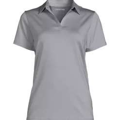 School Uniform Women's Short Sleeve Rapid Dry Sport Neck Polo Shirt