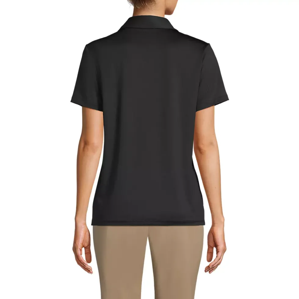 School Uniform Women's Short Sleeve Rapid Dry Sport Neck Polo Shirt