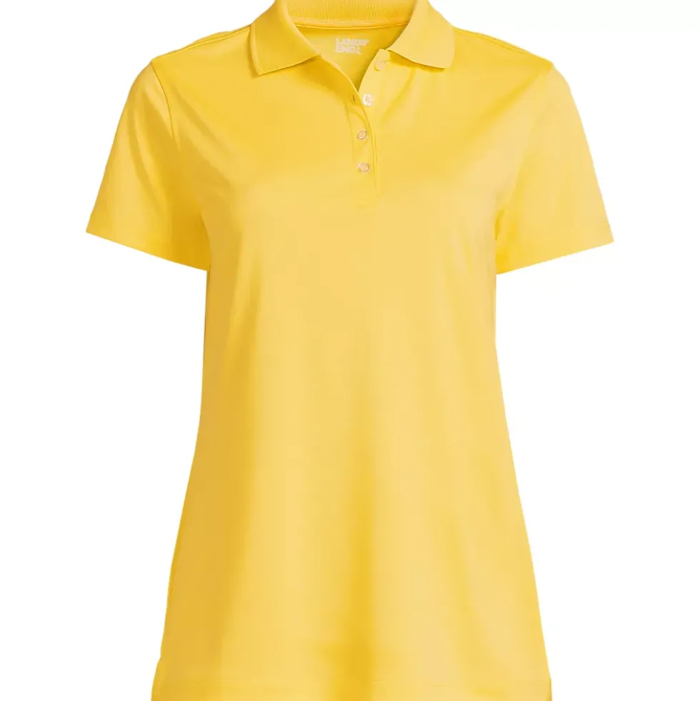 School Uniform Women's Short Sleeve Polyester Polo Shirt