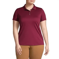 School Uniform Women's Short Sleeve Polyester Polo Shirt