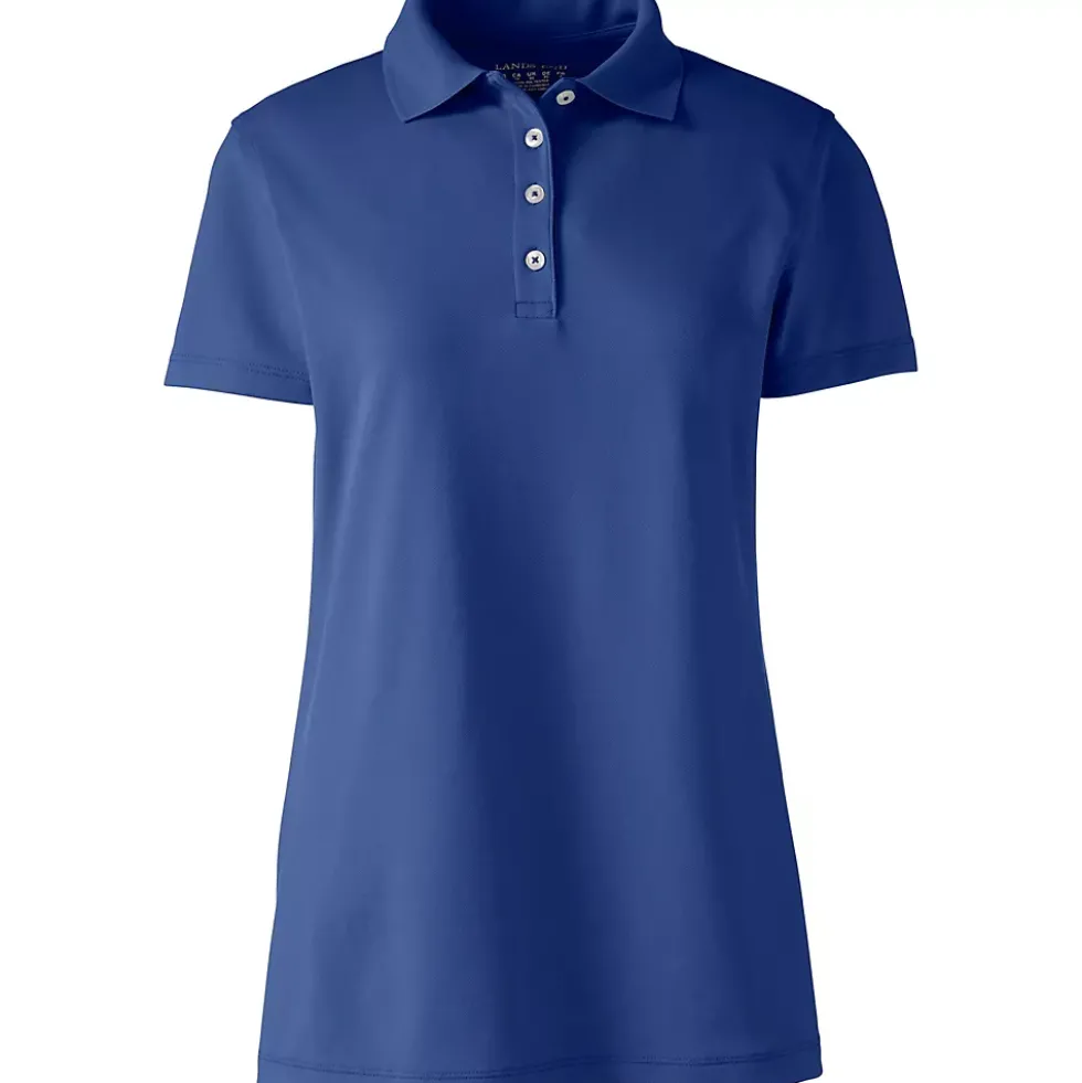 School Uniform Women's Short Sleeve Polyester Polo Shirt