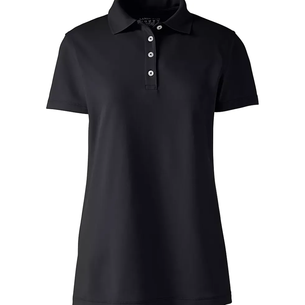 School Uniform Women's Short Sleeve Polyester Polo Shirt