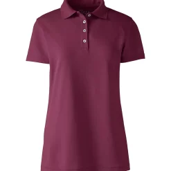 School Uniform Women's Short Sleeve Polyester Polo Shirt