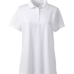 School Uniform Women's Short Sleeve Polyester Polo Shirt