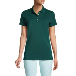 School Uniform Women's Short Sleeve Polyester Polo Shirt