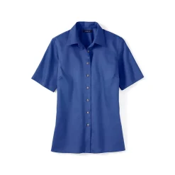 School Uniform Women's Short Sleeve Performance Twill Shirt