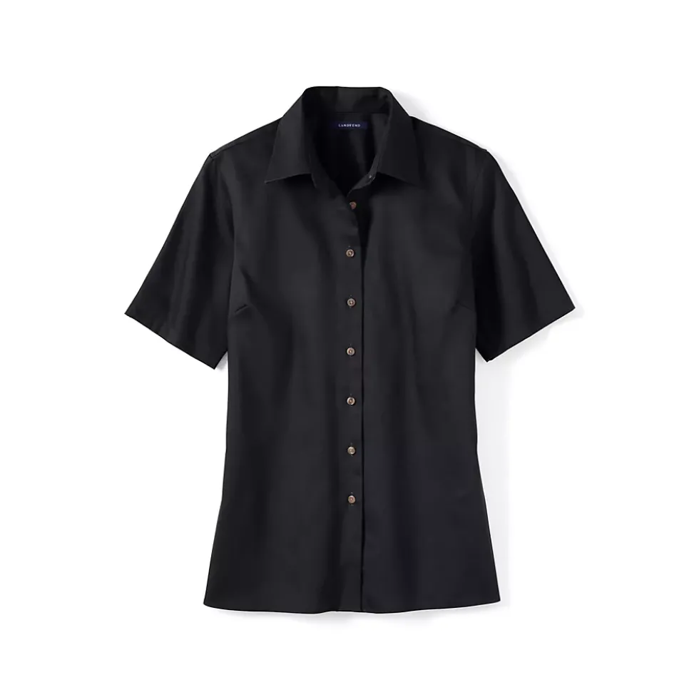 School Uniform Women's Short Sleeve Performance Twill Shirt