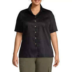 School Uniform Women's Short Sleeve Performance Twill Shirt