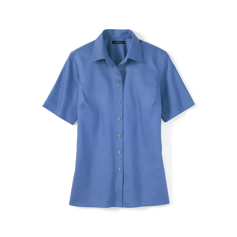 School Uniform Women's Short Sleeve Performance Twill Shirt