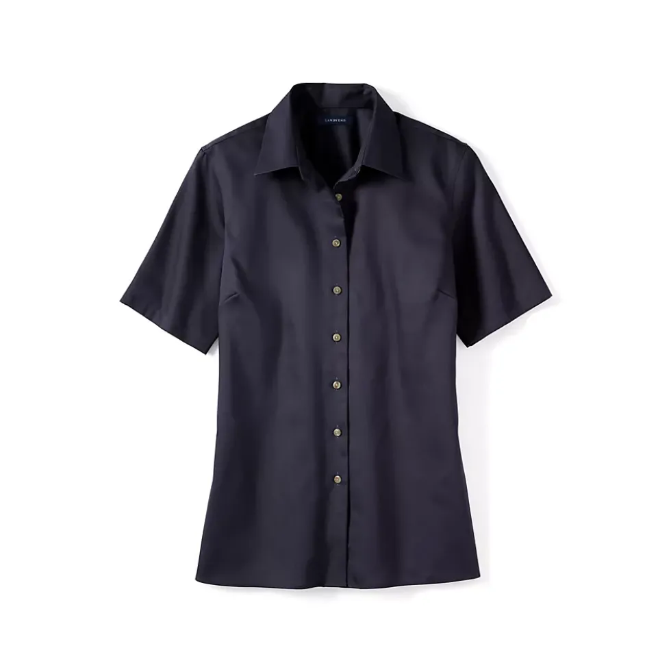 School Uniform Women's Short Sleeve Performance Twill Shirt