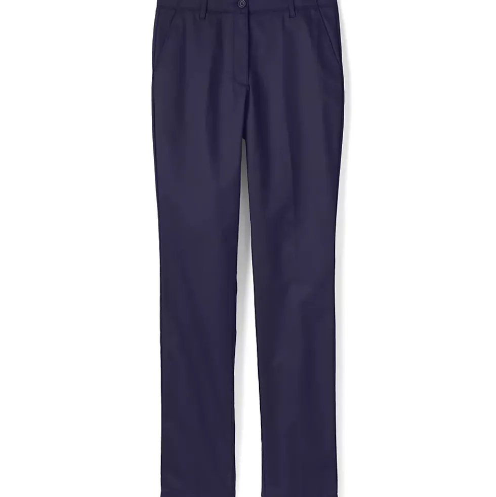School Uniform Women's Slim Leg Chino Pants