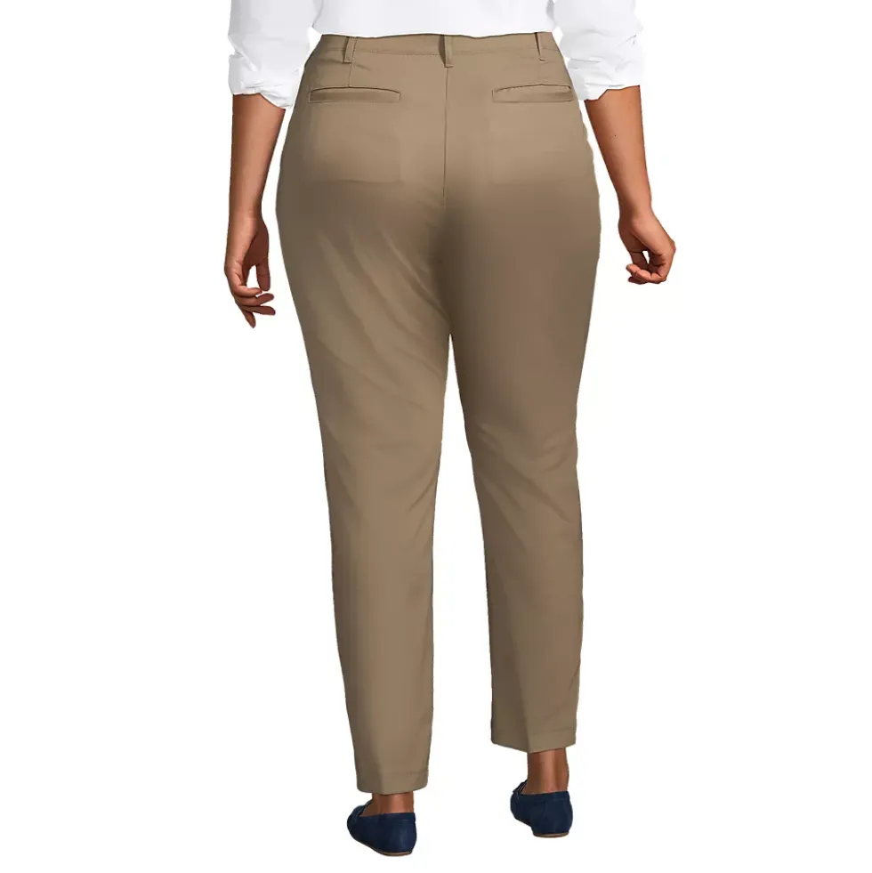 School Uniform Women's Slim Leg Chino Pants