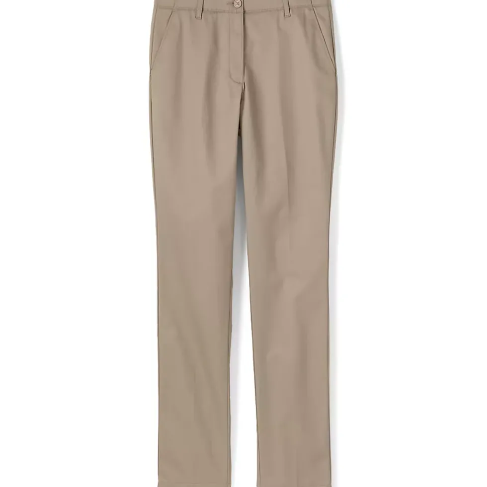 School Uniform Women's Slim Leg Chino Pants
