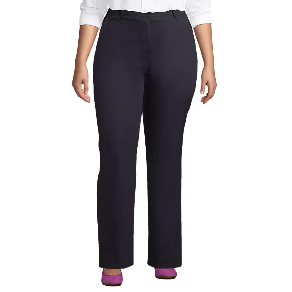 School Uniform Women's Straight Leg Chino Pants