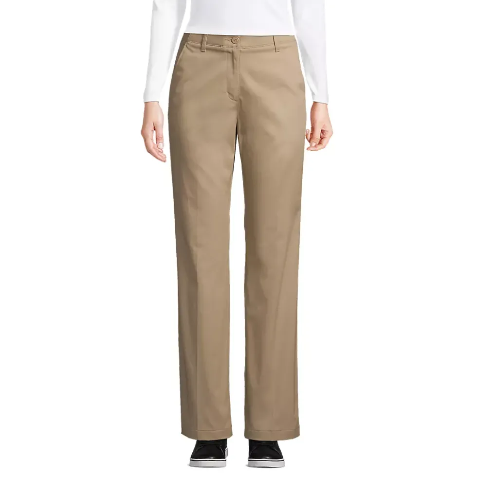 School Uniform Women's Straight Leg Chino Pants