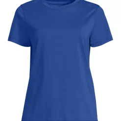 School Uniform Women's Supima Jersey Short Sleeve Relaxed Tee Shirt