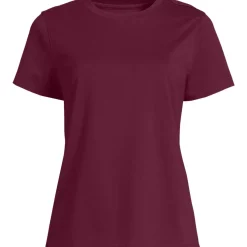 School Uniform Women's Supima Jersey Short Sleeve Relaxed Tee Shirt