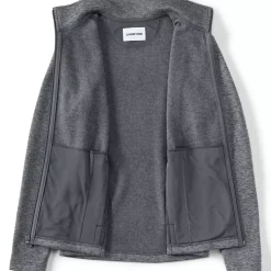 School Uniform Women's Sweater Fleece Zip Front Jacket