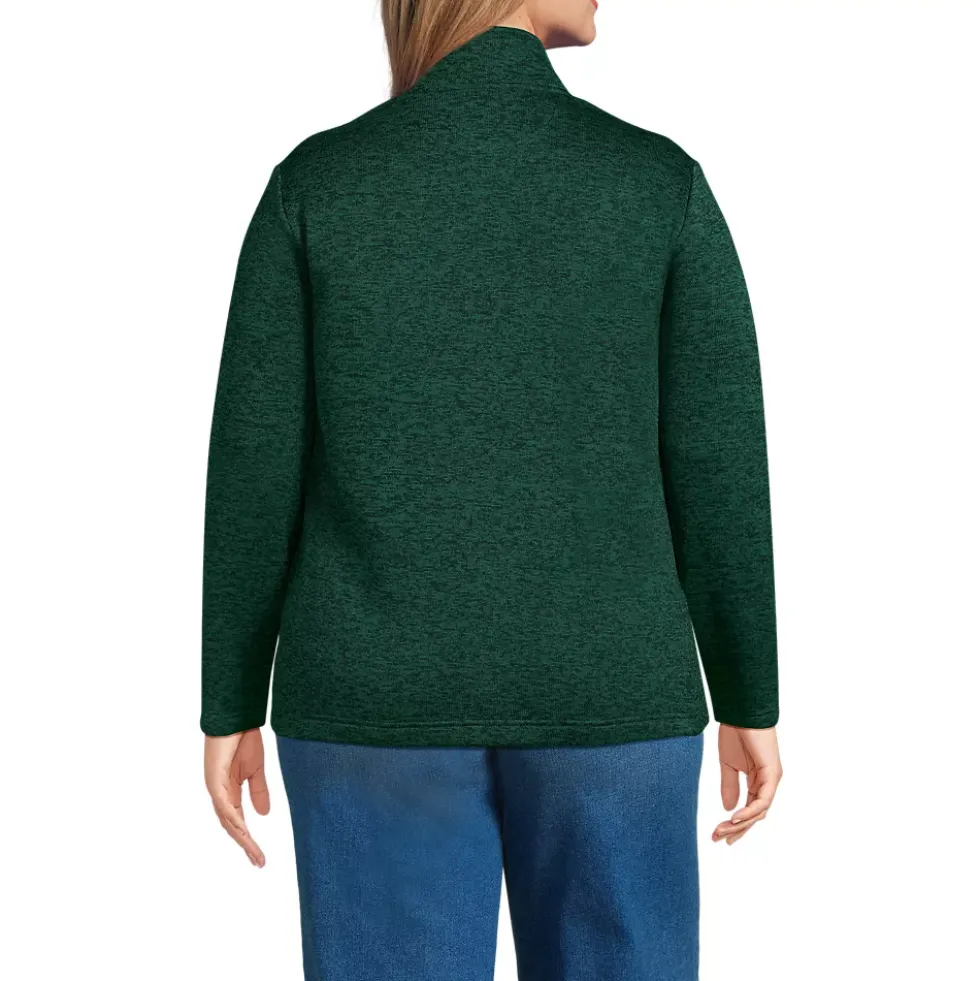 School Uniform Women's Sweater Fleece Zip Front Jacket