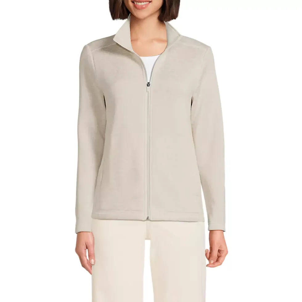 School Uniform Women's Sweater Fleece Zip Front Jacket