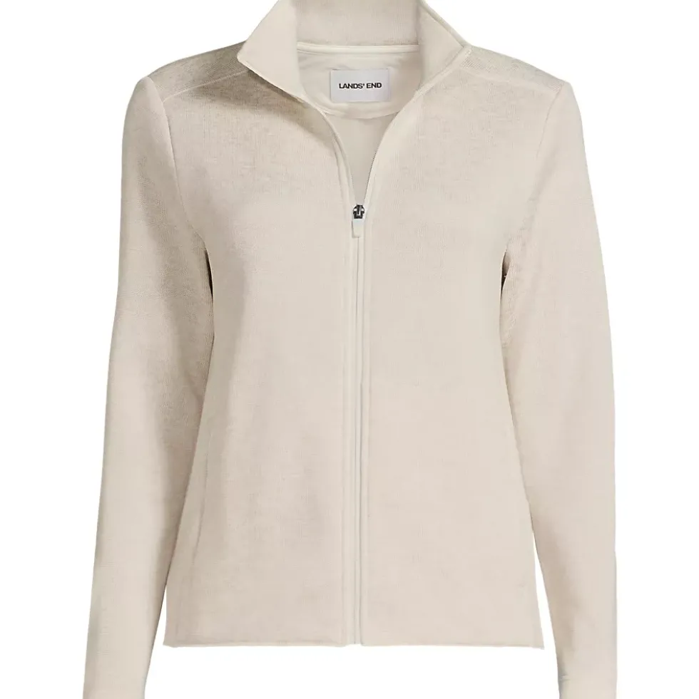School Uniform Women's Sweater Fleece Zip Front Jacket
