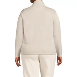 School Uniform Women's Sweater Fleece Zip Front Jacket