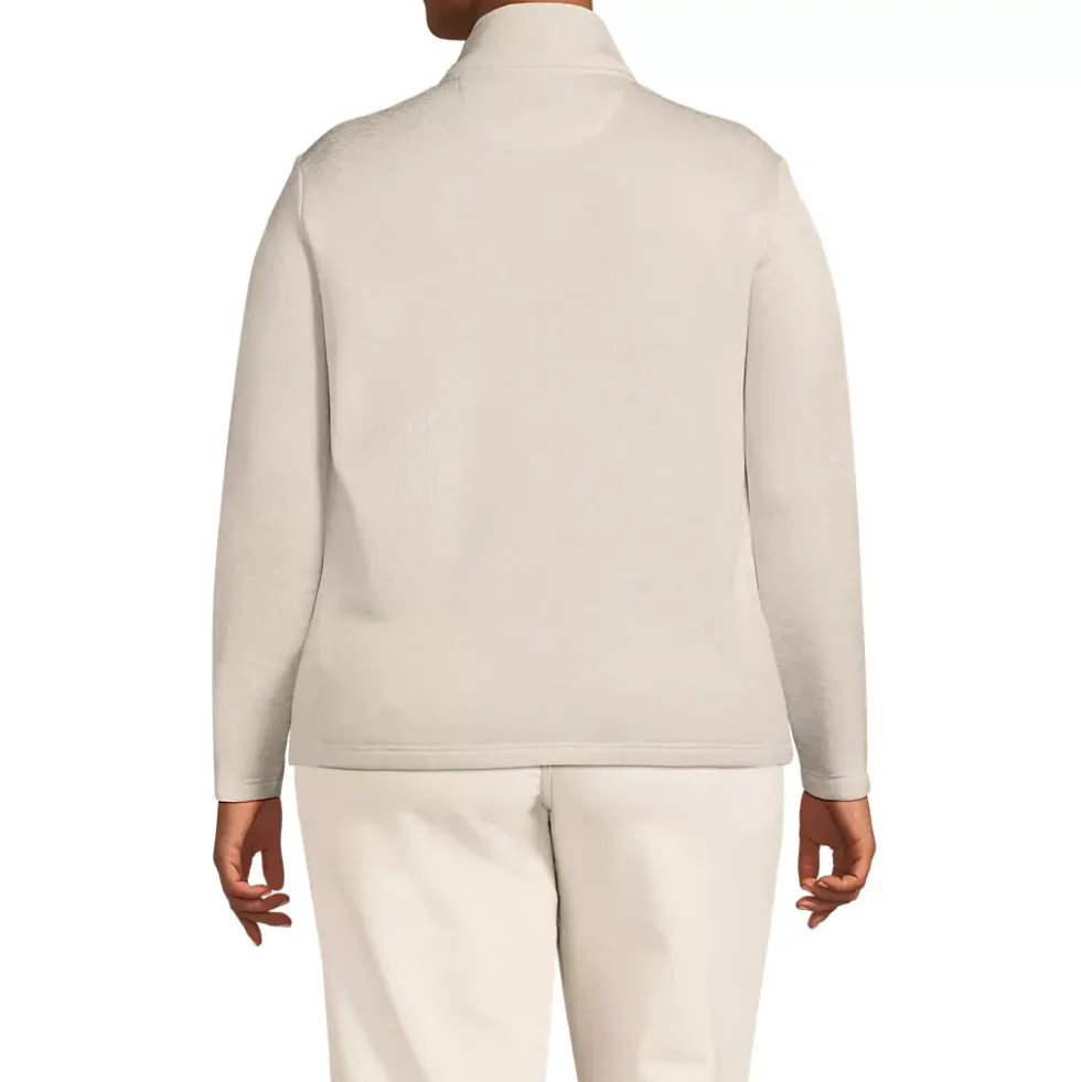 School Uniform Women's Sweater Fleece Zip Front Jacket