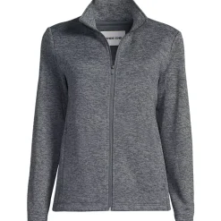 School Uniform Women's Sweater Fleece Zip Front Jacket