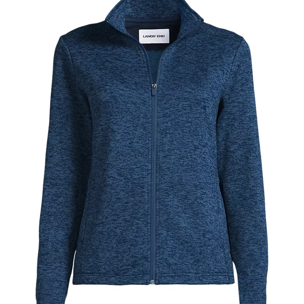 School Uniform Women's Sweater Fleece Zip Front Jacket