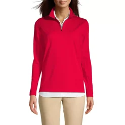 School Uniform Women's Textured Quarter Zip Pullover