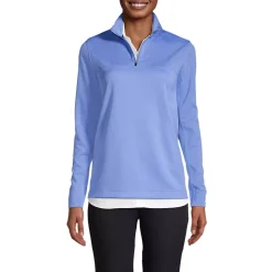 School Uniform Women's Textured Quarter Zip Pullover