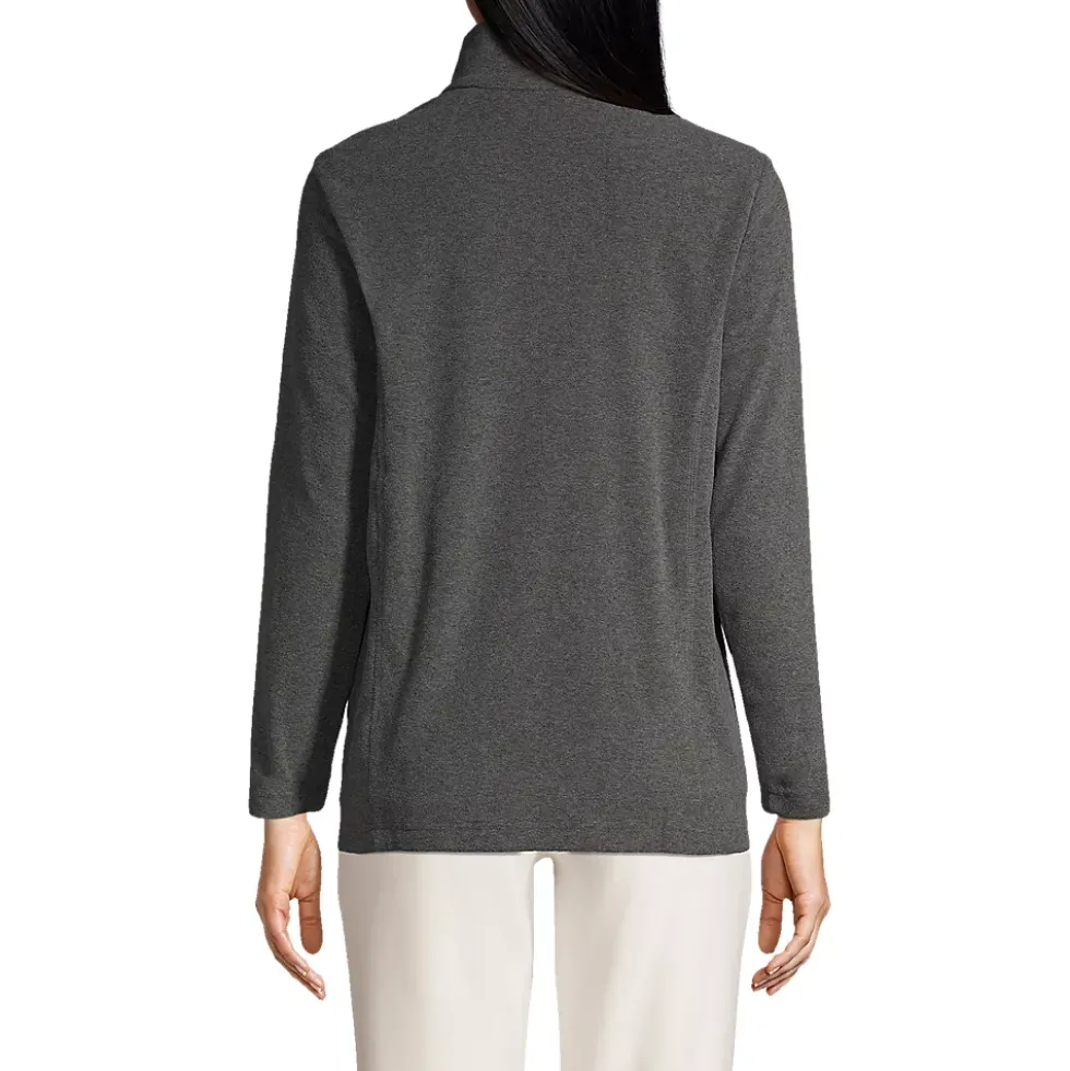 School Uniform Women's Thermacheck 100 Fleece Quarter Zip Pullover Top
