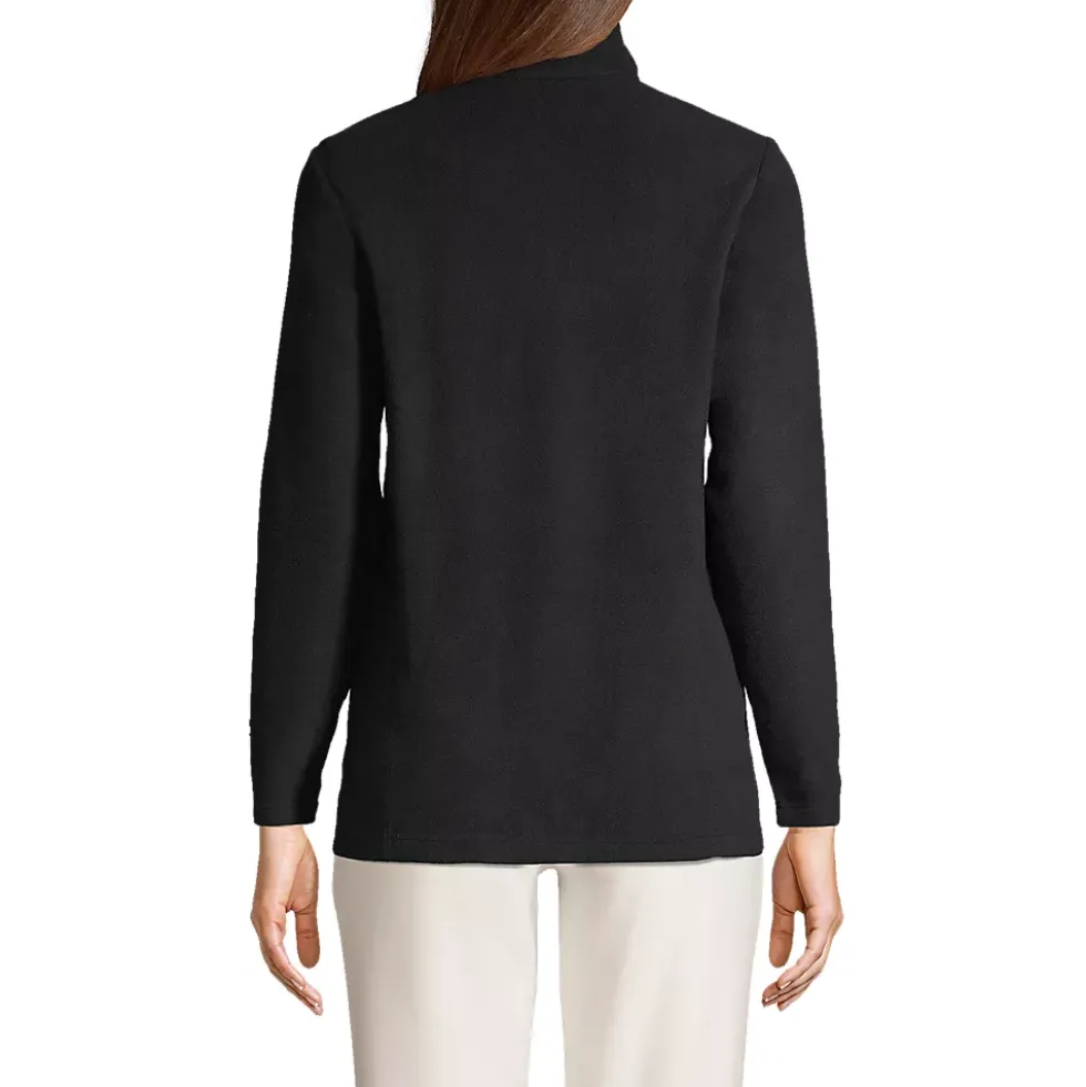 School Uniform Women's Thermacheck 100 Fleece Quarter Zip Pullover Top