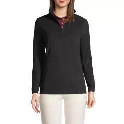 School Uniform Women's Thermacheck 100 Fleece Quarter Zip Pullover Top