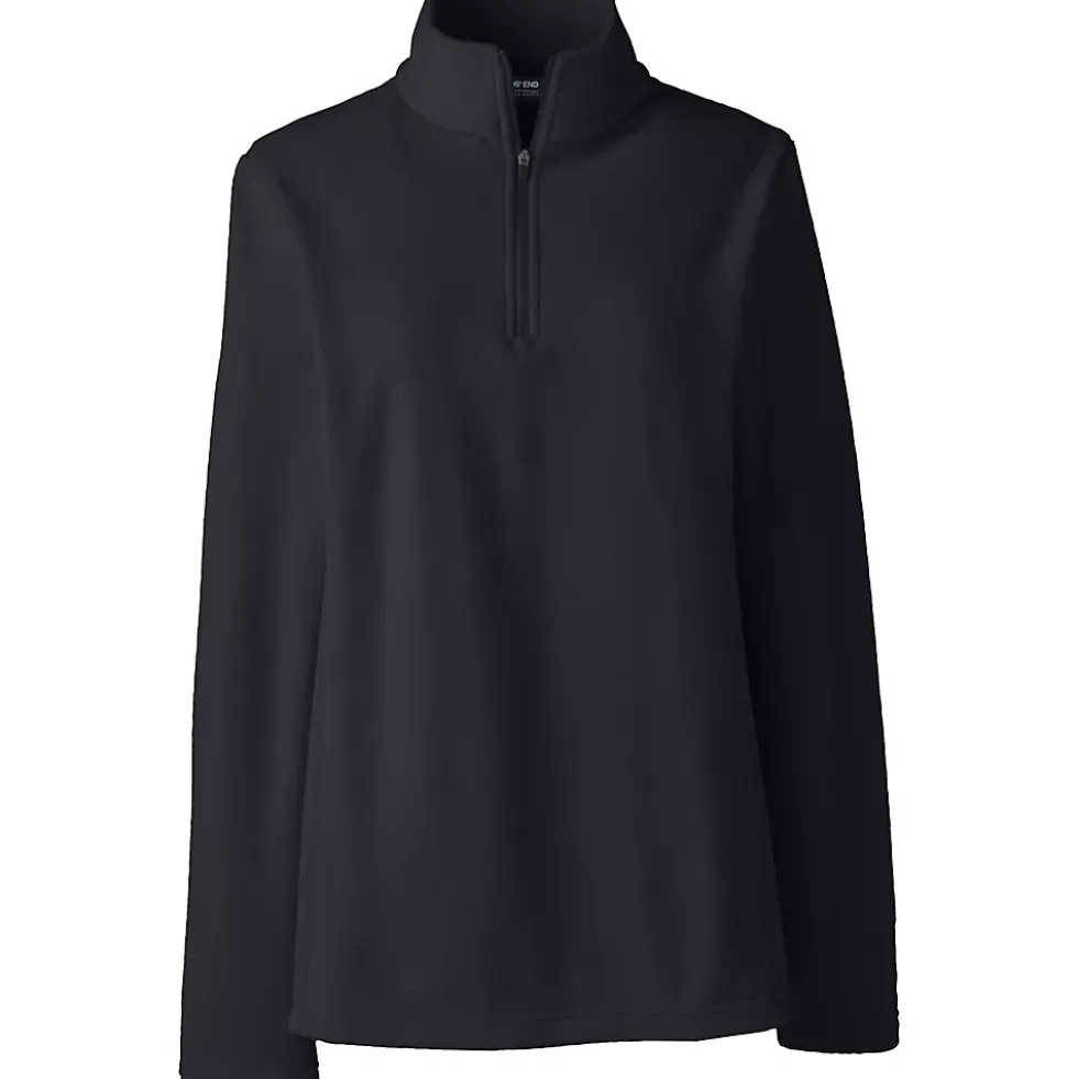 School Uniform Women's Thermacheck 100 Fleece Quarter Zip Pullover Top