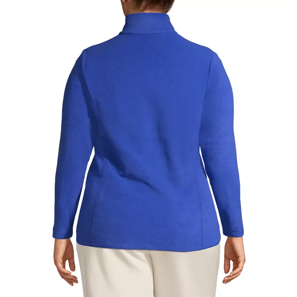 School Uniform Women's Thermacheck 100 Fleece Quarter Zip Pullover Top