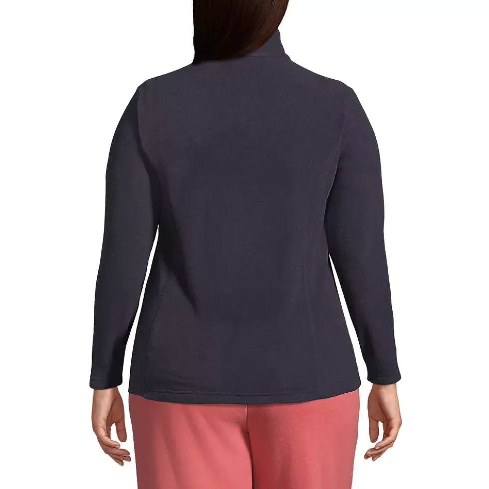 School Uniform Women's Thermacheck 100 Fleece Quarter Zip Pullover Top
