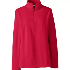 School Uniform Women's Thermacheck 100 Fleece Quarter Zip Pullover Top
