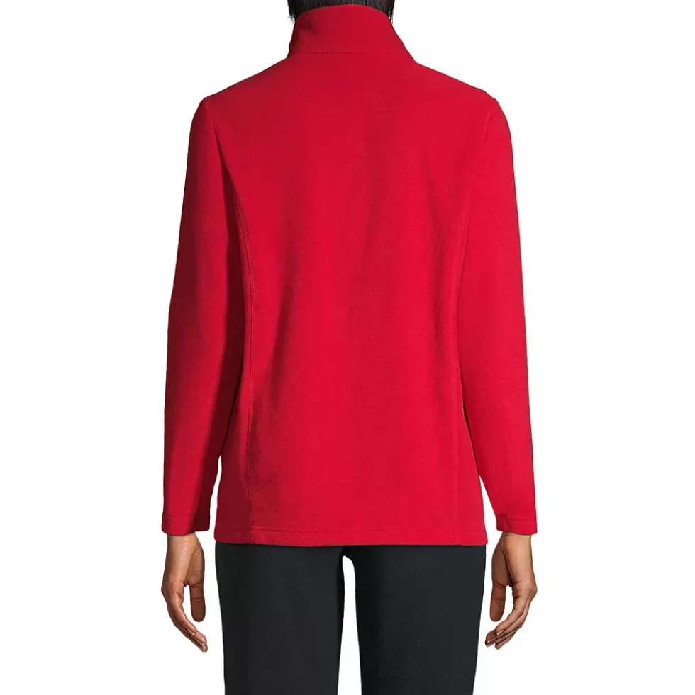 School Uniform Women's Thermacheck 100 Fleece Quarter Zip Pullover Top