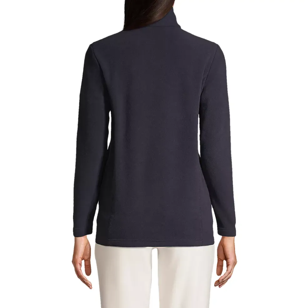 School Uniform Women's Thermacheck 100 Fleece Quarter Zip Pullover Top