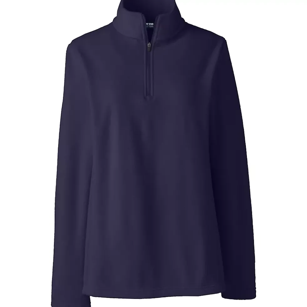 School Uniform Women's Thermacheck 100 Fleece Quarter Zip Pullover Top