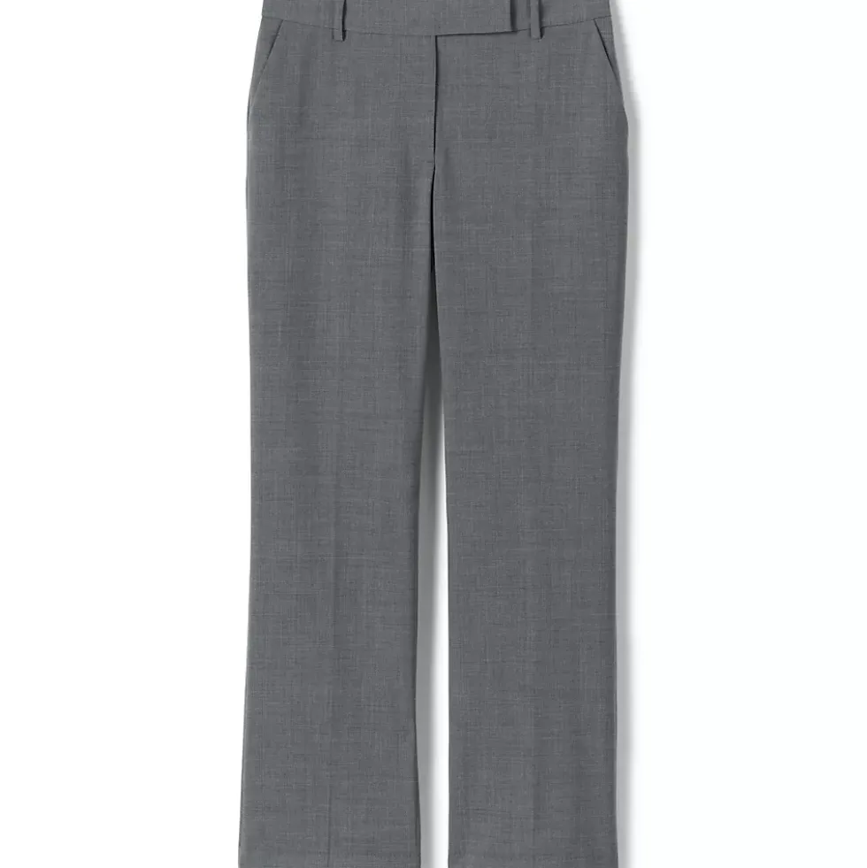 School Uniform Women's Washable Wool Straight Modern Pants