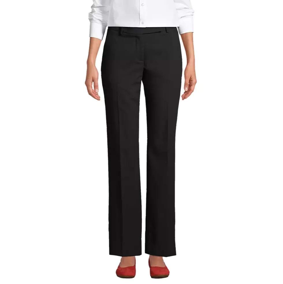 School Uniform Women's Washable Wool Straight Modern Pants