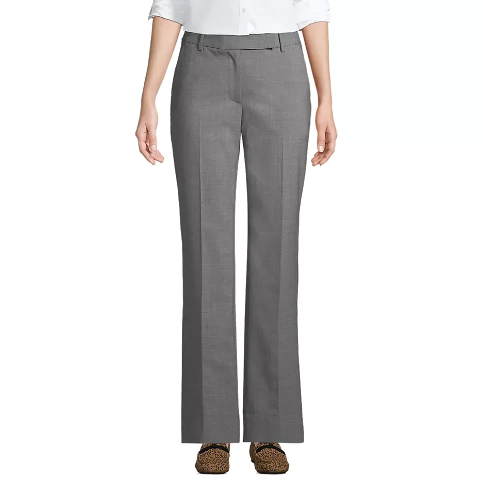 School Uniform Women's Washable Wool Straight Modern Pants