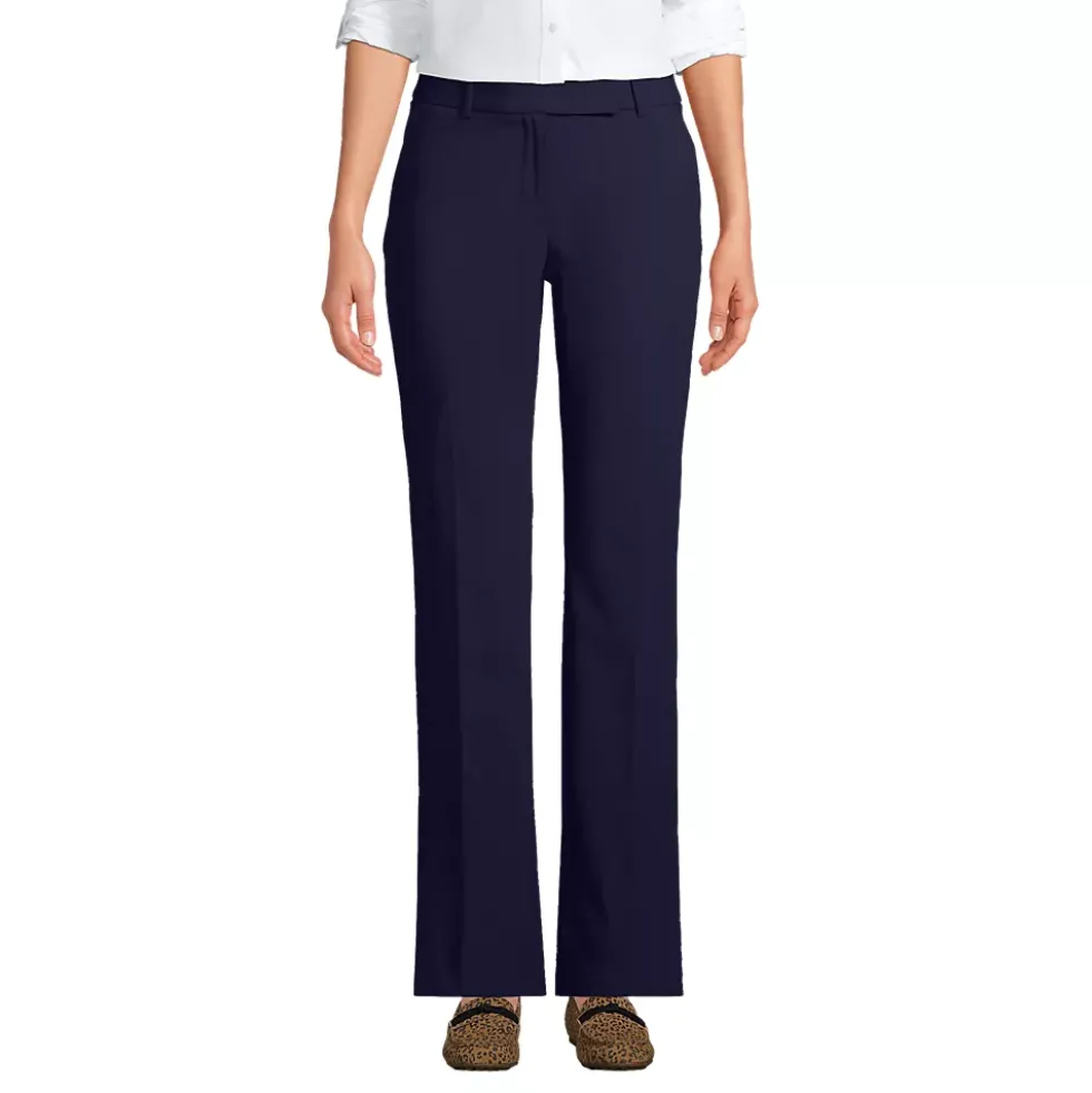 School Uniform Women's Washable Wool Straight Modern Pants