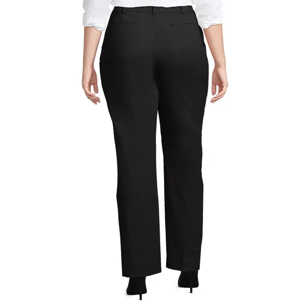 School Uniform Women's Washable Wool Straight Modern Pants